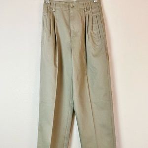 Liz Claiborne, Liz Sport Slacks, New With Tags, 100% Cotton, Khaki Green